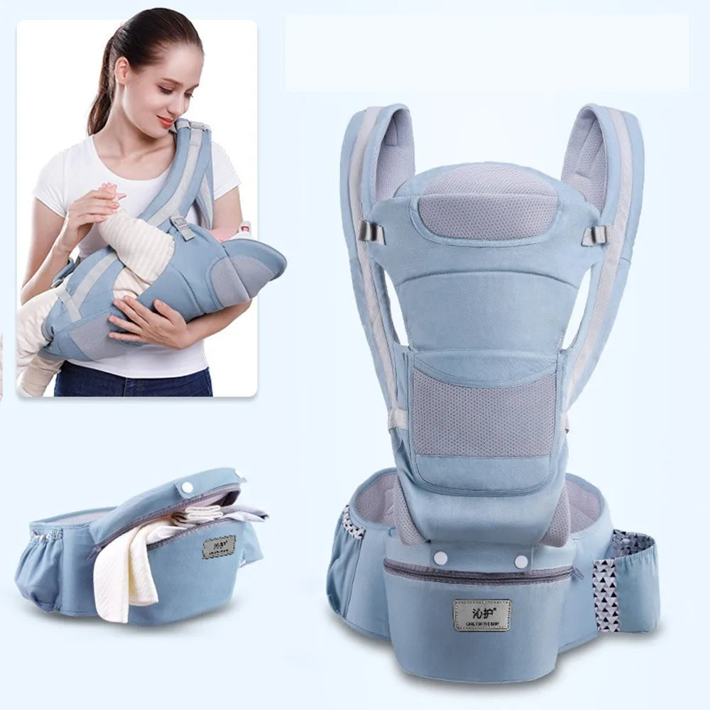 Ergonomic Baby Carrier Backpack with Hip Seat