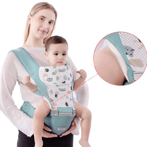 Ergonomic 3-in-1 Baby Carrier with Hipseat